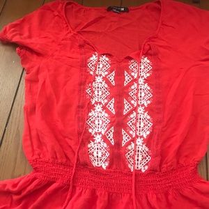 Forever 21 peasant blouse